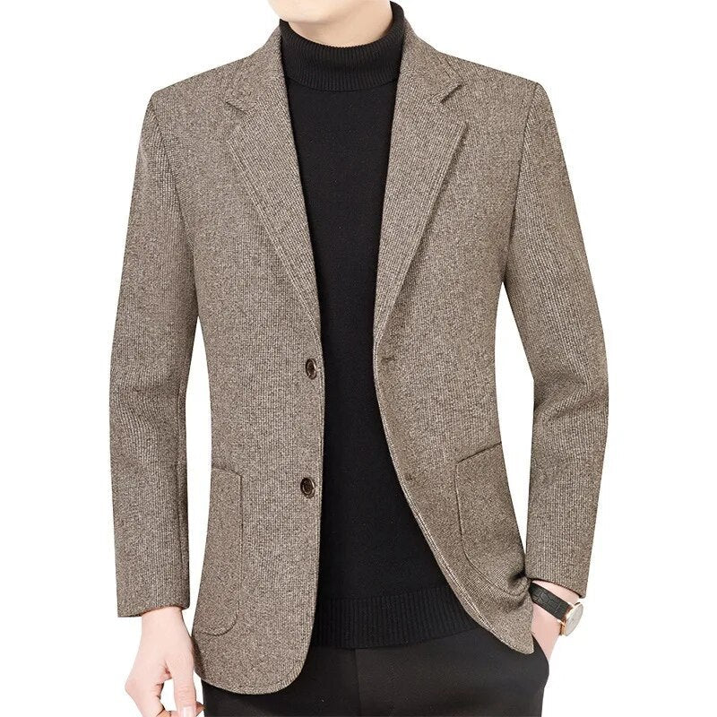 slim men's blazer, classic men's blazer, smart casual blazer, Maximus men's blazer, elegant men's jacket