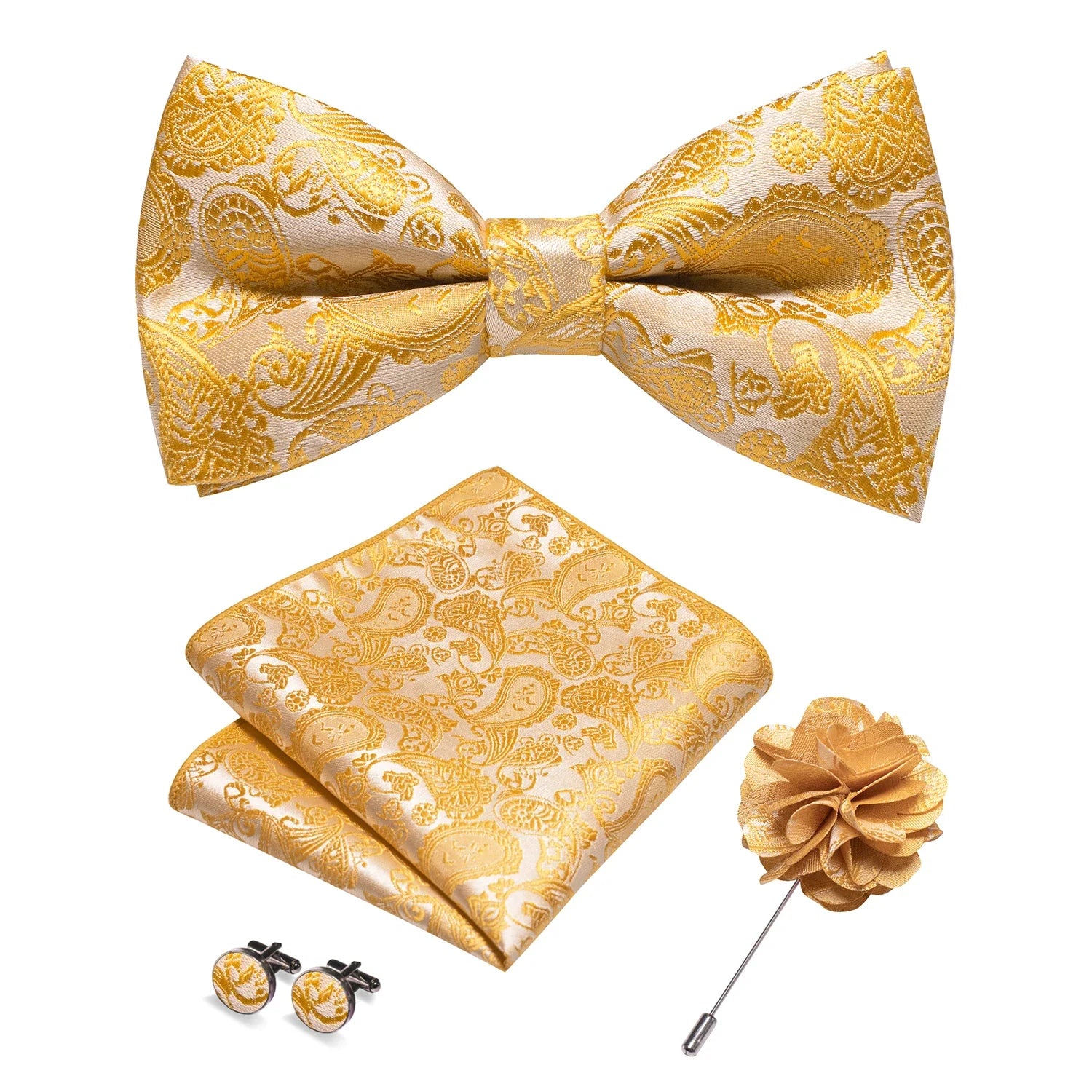 Elegant Patterned Bow Tie Set Maximus