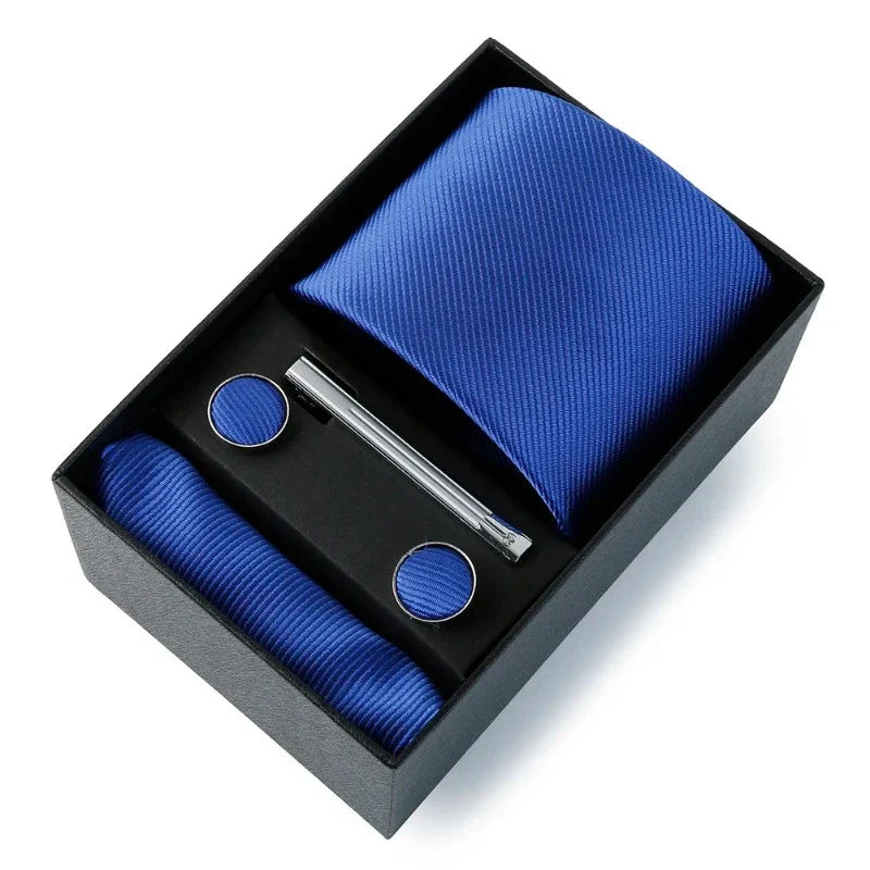 Tie Set, Tie, solid tie set, Solid Tie, men’s solid tie set, men solid tie, maximus men accessories, formal men accessories, classic men tie set