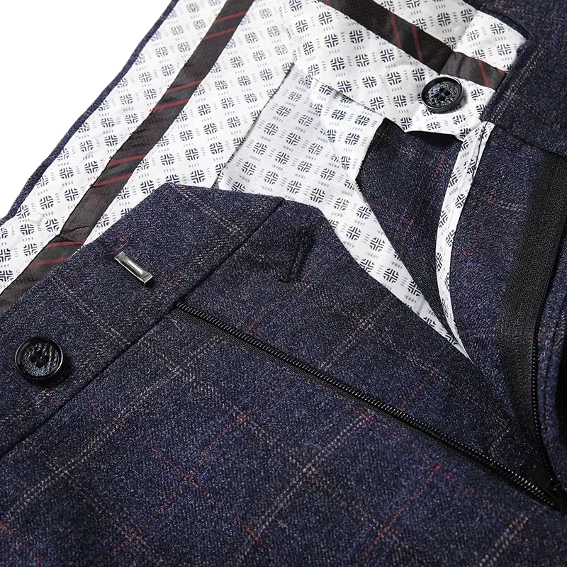 vintage checkered suit, suit, Navy Blue Checkered Suit, Navy Blue Checkered Men’s Suit Maximus, Navy Blue Checkered Men’s Suit, men’s suit, checkered suit