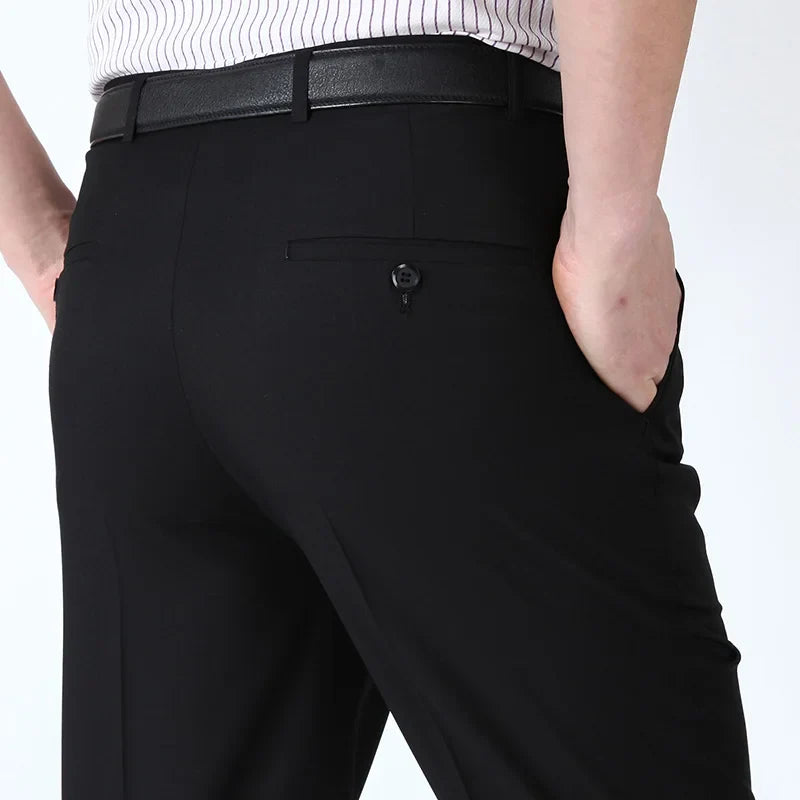 men’s executive dress trousers, formal men’s pants, men’s business trousers, tailored men’s trousers, men’s workwear pants
