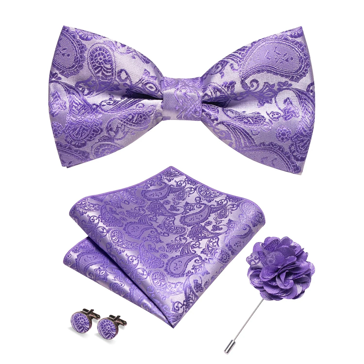 Elegant Patterned Bow Tie Set Maximus