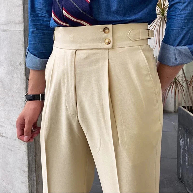 men’s Italian tailored trousers, Italian fit dress pants, smart casual men’s trousers, premium tailored pants, men’s formal trousers