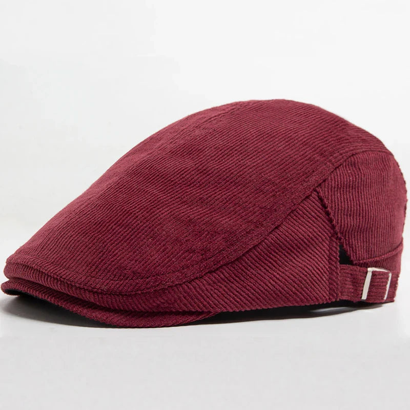 stylish men’s hat, Ribbed men’s beret Maximus, Ribbed Men’s Beret, Ribbed Beret, Plaid men’s beret, Men’s Beret, cotton polyester beret men, adjustable men’s beret Maximus