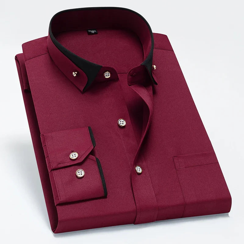 tailored men dress shirt, stretch formal shirt men, premium men shirt, men dress shirt with elastane, men dress shirt, elegant men formal shirt, dress shirt