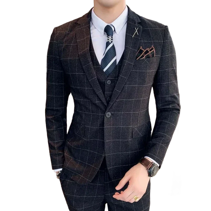 suit, Modern Suit, modern men’s suit, Modern Checkered Men’s Suit, men’s suit, checkered suit, checkered men’s suit