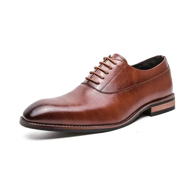 men’s oxford shoes, classic formal shoes, elegant business footwear, synthetic leather oxford, timeless dress shoes, Maximus oxford shoes