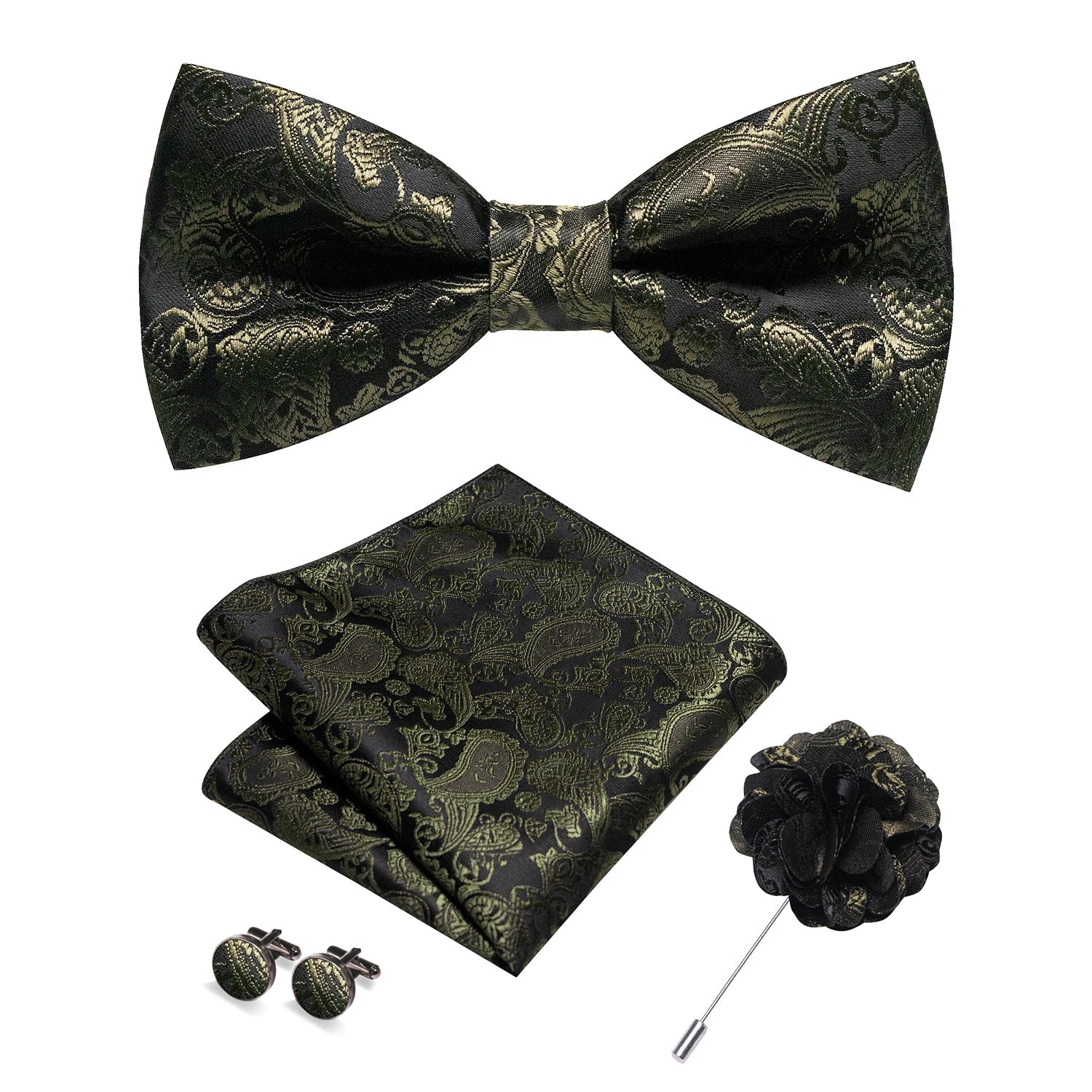 Elegant Patterned Bow Tie Set Maximus