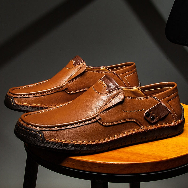 synthetic leather loafers, men's loafers, men classic loafers, men casual loafers, loafers, elegant men footwear, comfortable men shoes