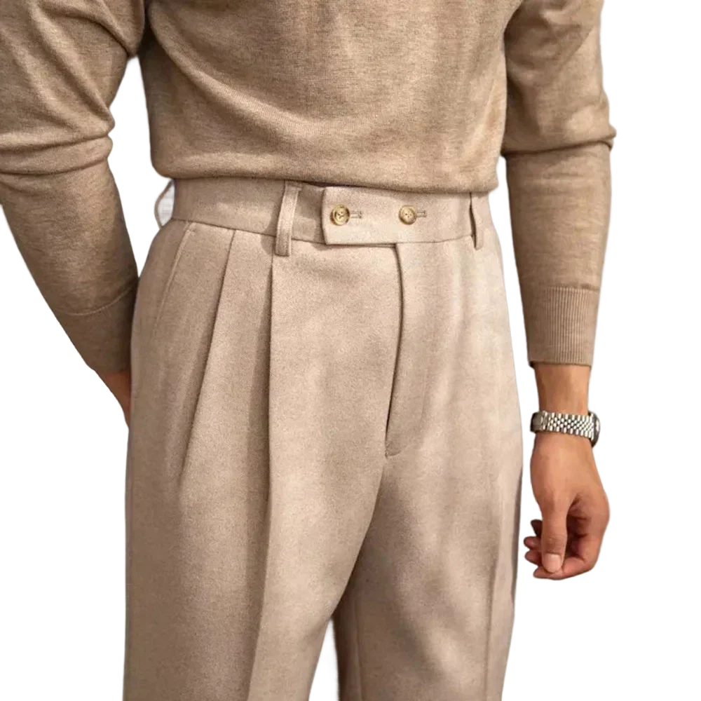 men’s English style trousers, tailored trousers men, slim fit dress pants, smart casual men’s trousers, classic tailored pants
