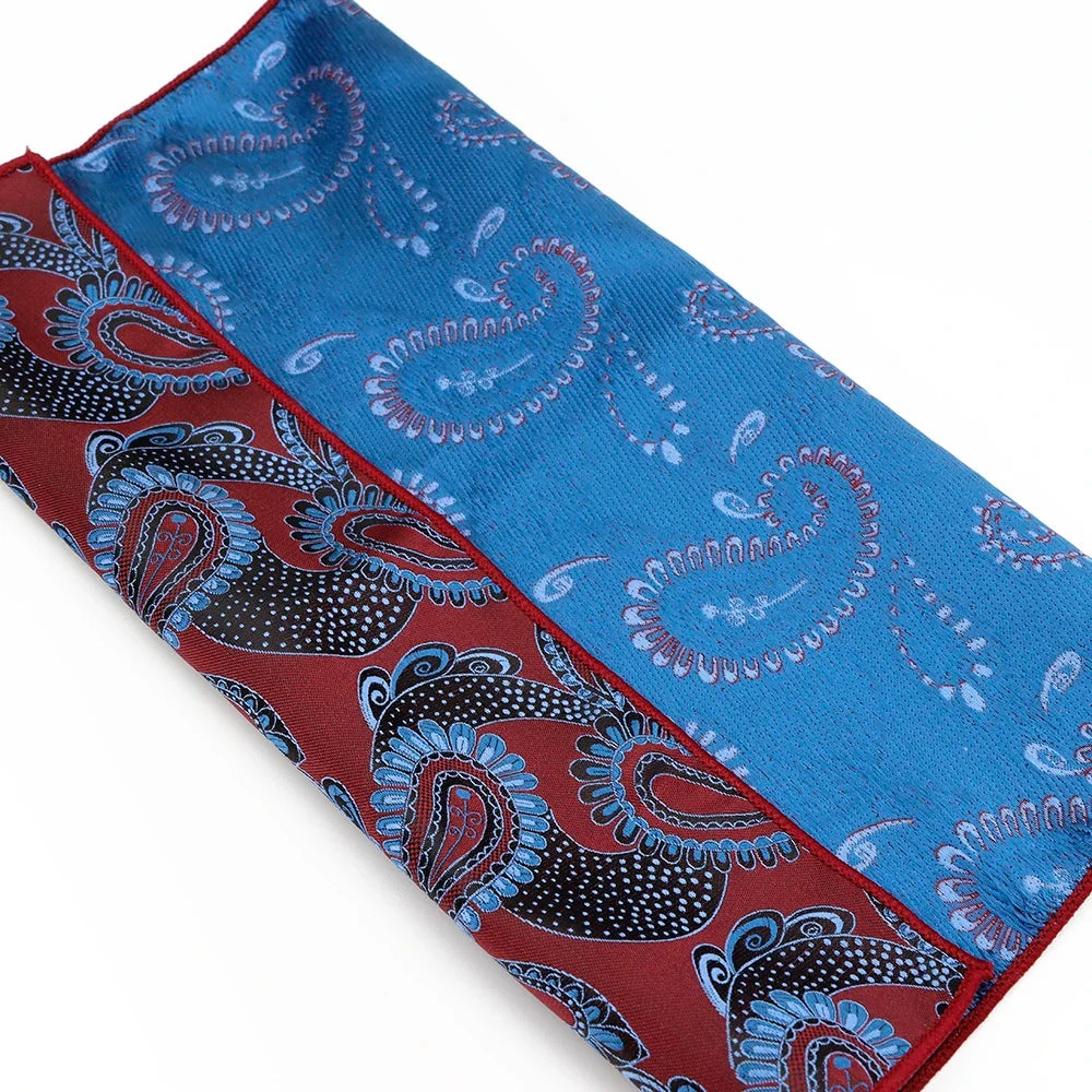 Patterned men’s pocket square, modern pocket square for suits, polyester pocket square, wedding pocket square, stylish men’s suit accessory