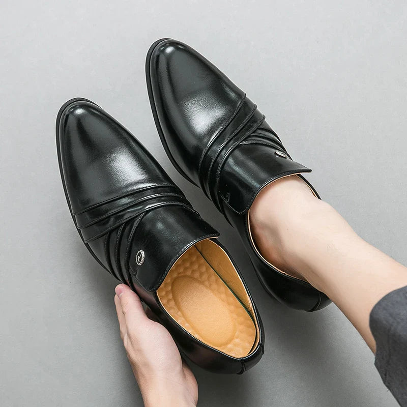 men’s high heel dress shoes, men’s formal shoes, smart casual men’s shoes, elevated heel dress shoes men, elegant men’s shoes