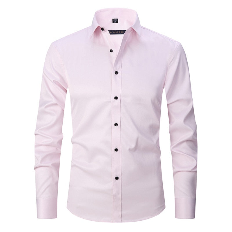 men comfort dress shirt, stretch dress shirt men, smart casual shirt men, premium mens shirt, formal men shirt