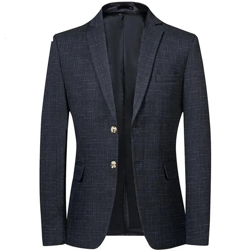 premium striped blazer, men’s slim blazer, elegant men’s blazer, English style blazer, Maximus blazer