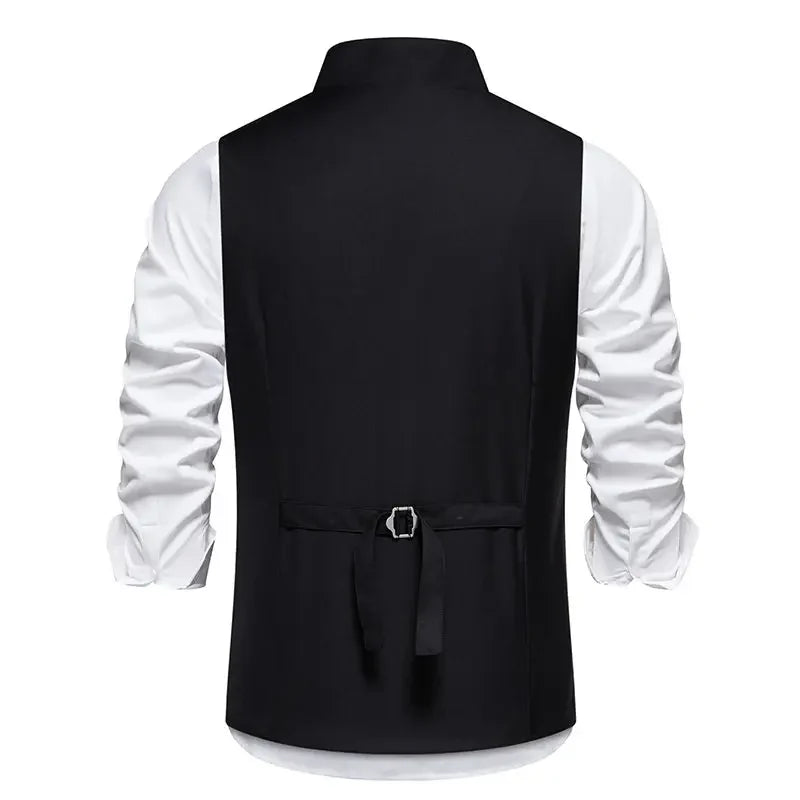 double breasted vest, men’s style vest, smart casual vest, formal men vest, Maximus vest