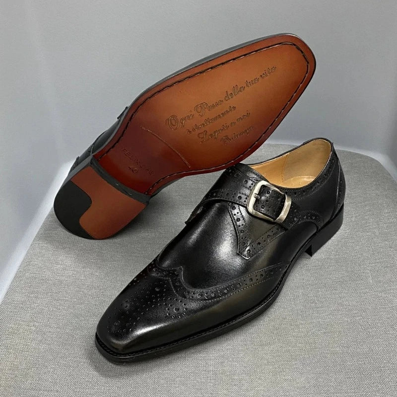 men’s italian leather shoes, genuine leather dress shoes men, italian style dress shoes, luxury men’s leather shoes, men’s buckle dress shoes