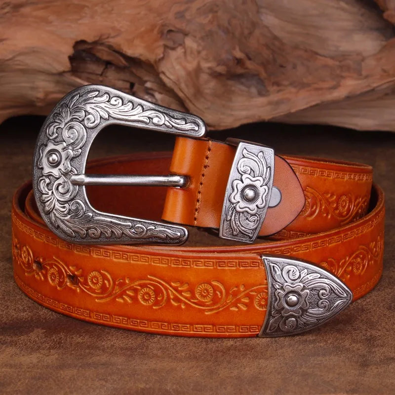 men’s vintage leather belt, genuine leather belt for men, vintage style belt, cowhide leather belt, casual men belt, maximus men accessories
