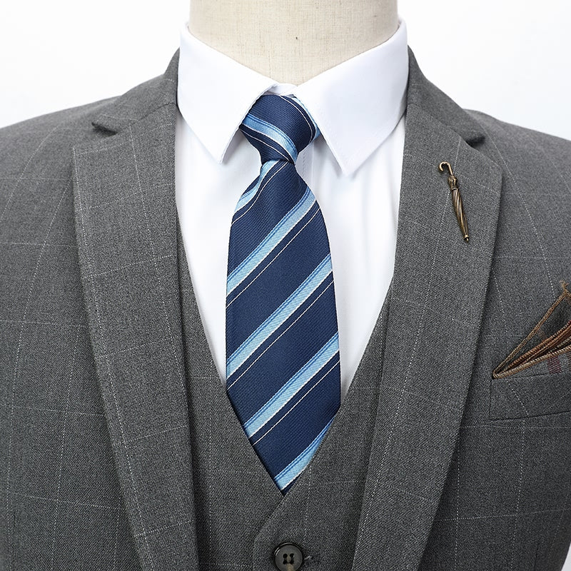 elegant suit, Maximus suit, striped men’s suit, classic men’s suit, men’s suit, three piece slim fit suit, modern three piece suit, complete three piece suit, three piece suit, suit