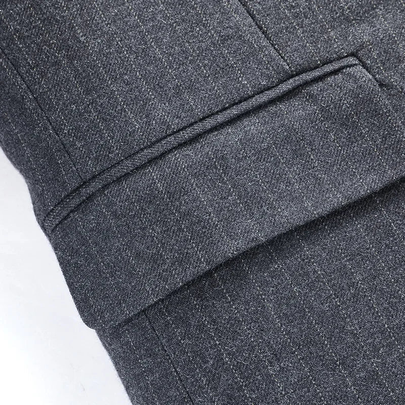 premium striped blazer, men’s slim blazer, elegant men’s blazer, English style blazer, Maximus blazer