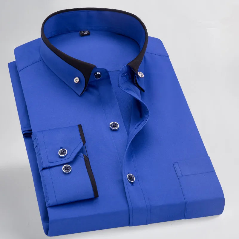 tailored men dress shirt, stretch formal shirt men, premium men shirt, men dress shirt with elastane, men dress shirt, elegant men formal shirt, dress shirt