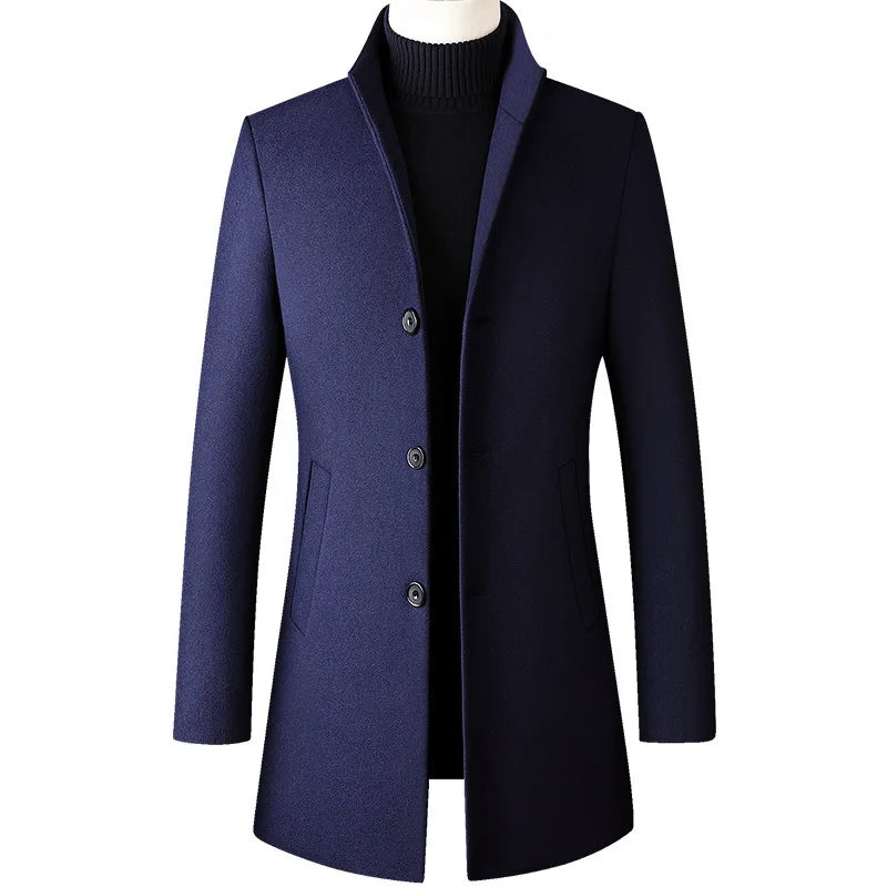 Men’s overcoat, long men’s coat, casual men’s overcoat, elegant men’s coat, classic men’s outerwear