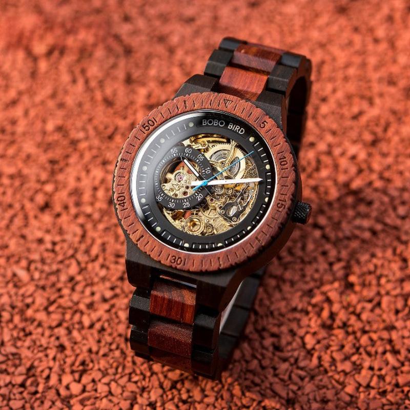 Wristwatch, Wooden Wristwatch, Men’s Wristwatch, Men’s Automatic Wooden Watch, Men’s Automatic Watch, Automatic Wristwatch, Automatic Wooden Wristwatch