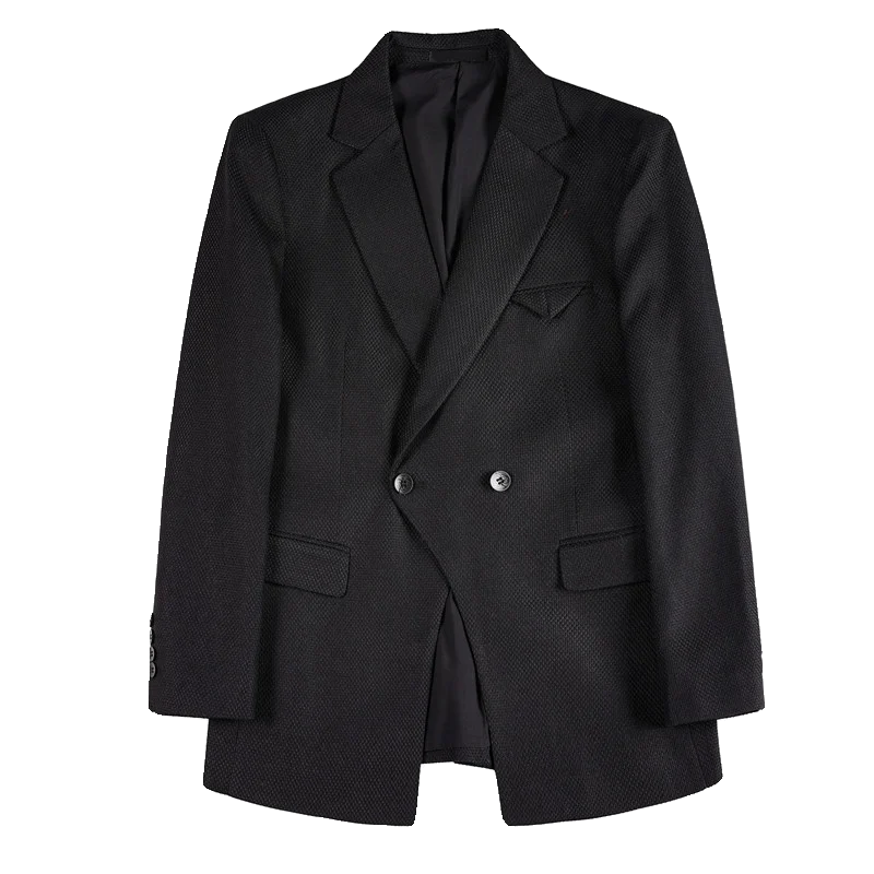luxury men’s blazer, double-breasted blazer, one-button blazer, smart casual blazer, premium men’s blazer