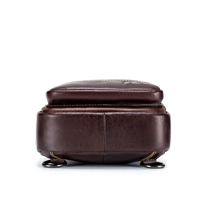 Bolsa Transversal de Couro, Bolsa Masculina, Bolsa de Couro