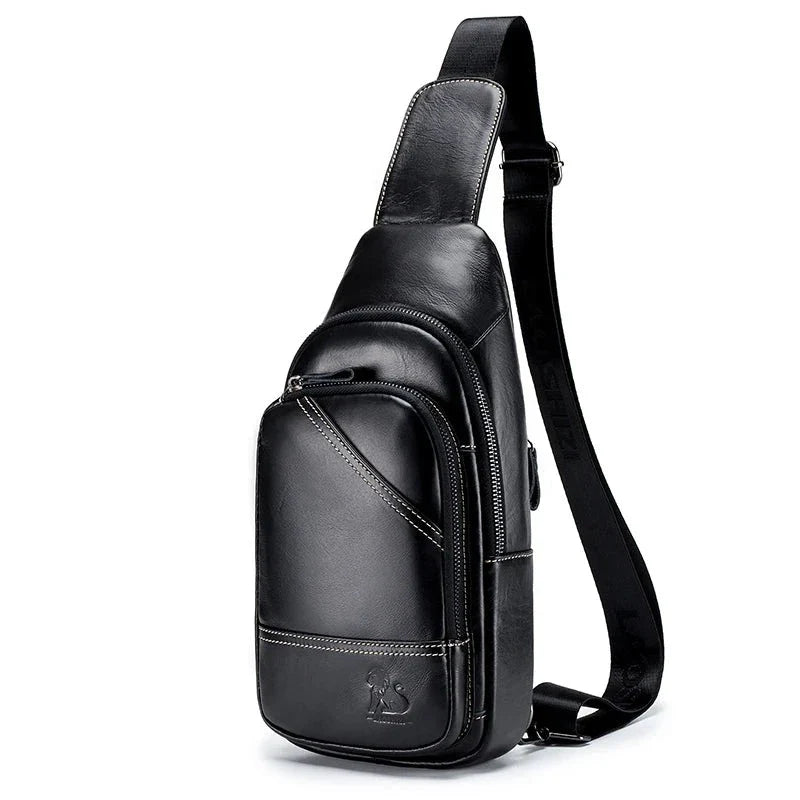 Bolsa Transversal de Couro, Bolsa Masculina, Bolsa de Couro