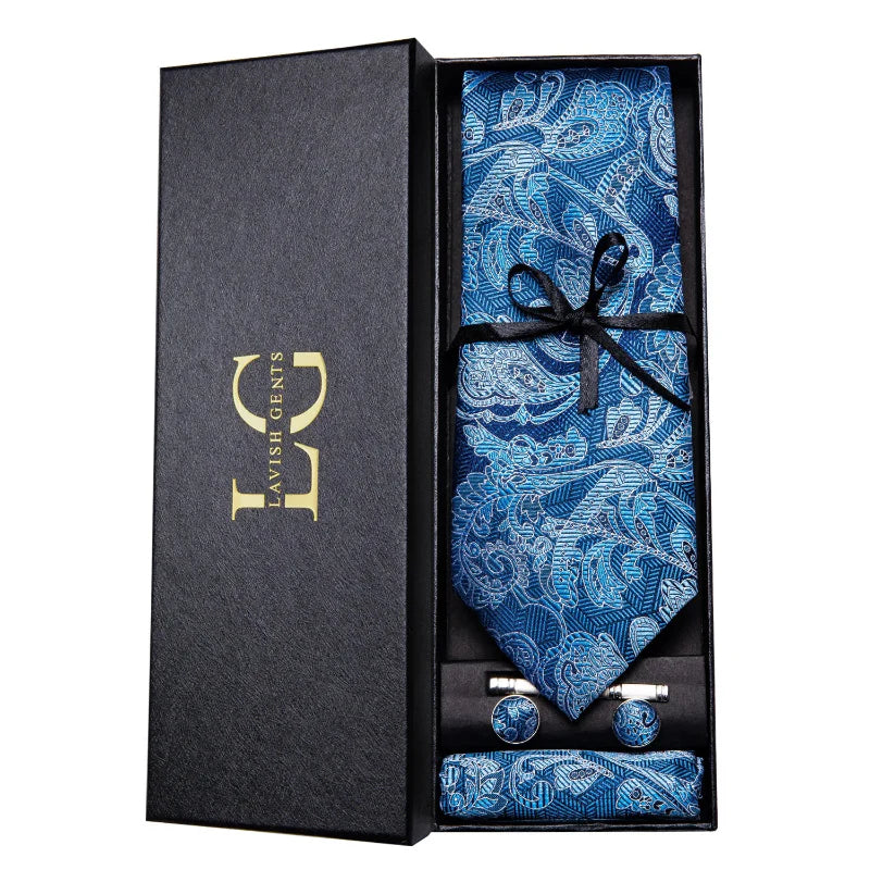 wedding tie gift set, Tie Set, Tie, silk tie and pocket square, patterned tie set, men’s formal accessories set, Maximus luxury, Luxury Tie Set, luxury silk tie set, Luxury Patterned Tie Set, elegant men accessories
