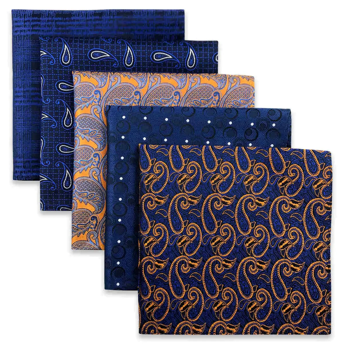 Men’s pocket square set, assorted pocket squares for suits, formal pocket square collection, microfiber pocket square, wedding pocket square set