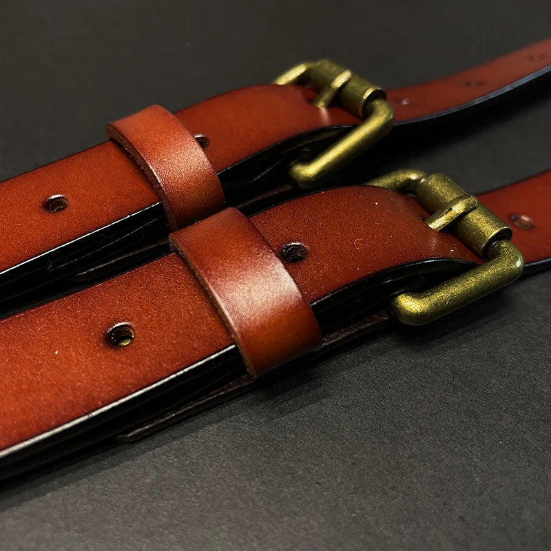 vintage suspenders, Suspenders, men’s leather suspenders, men’s fashion suspenders, Leather Suspenders, genuine leather suspenders, classic men’s suspenders