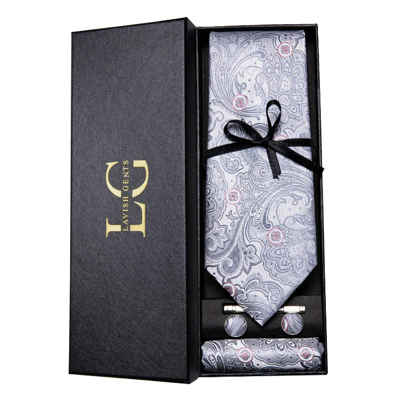 wedding tie gift set, Tie Set, Tie, silk tie and pocket square, patterned tie set, men’s formal accessories set, Maximus luxury, Luxury Tie Set, luxury silk tie set, Luxury Patterned Tie Set, elegant men accessories