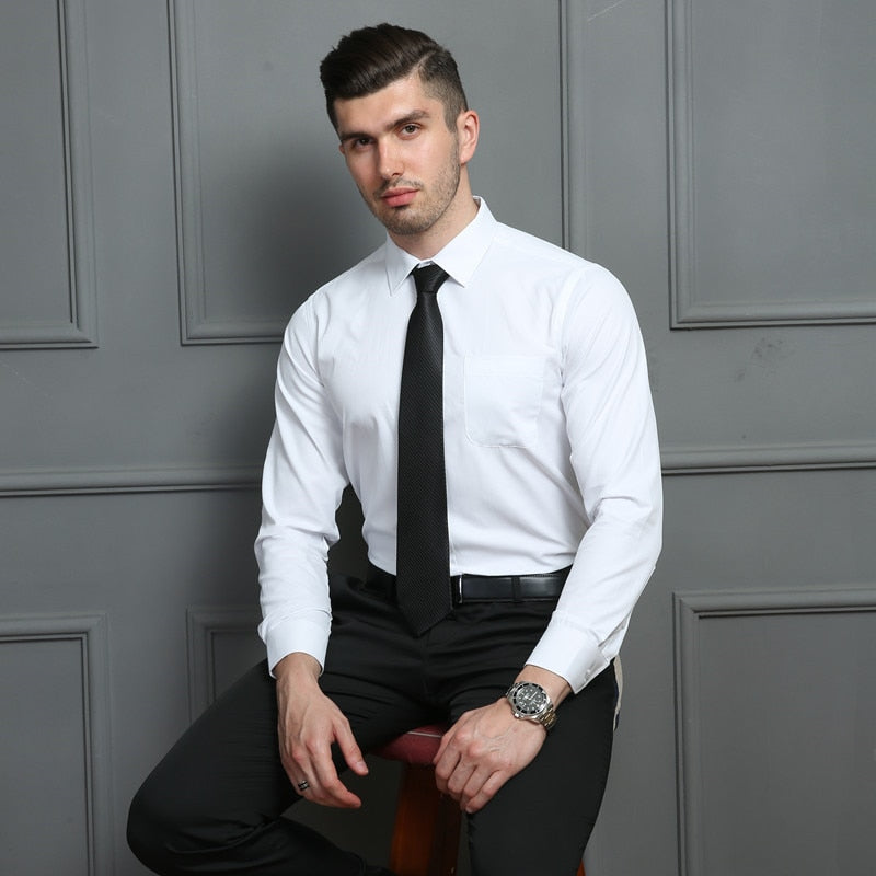 men classic dress shirt, formal mens shirt, smart casual shirt men, premium mens shirt, business dress shirt