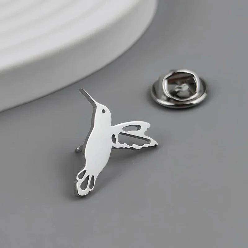 suit lapel brooch men, suit brooch, stainless steel lapel pin, men’s suit brooch, Men’s Hummingbird Suit Brooch, men hummingbird brooch, Hummingbird Suit Brooch, Hummingbird Brooch, formal suit brooch, brooch