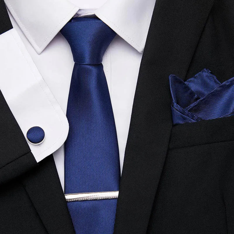 Tie Set, Tie, solid tie set, Solid Tie, men’s solid tie set, men solid tie, maximus men accessories, formal men accessories, classic men tie set