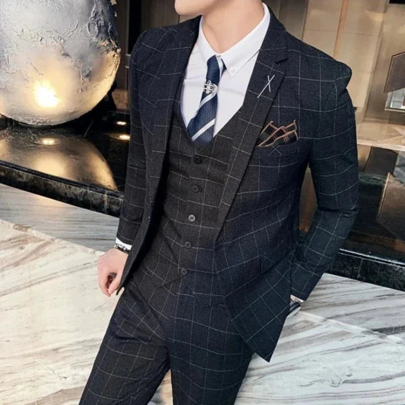 suit, Modern Suit, modern men’s suit, Modern Checkered Men’s Suit, men’s suit, checkered suit, checkered men’s suit
