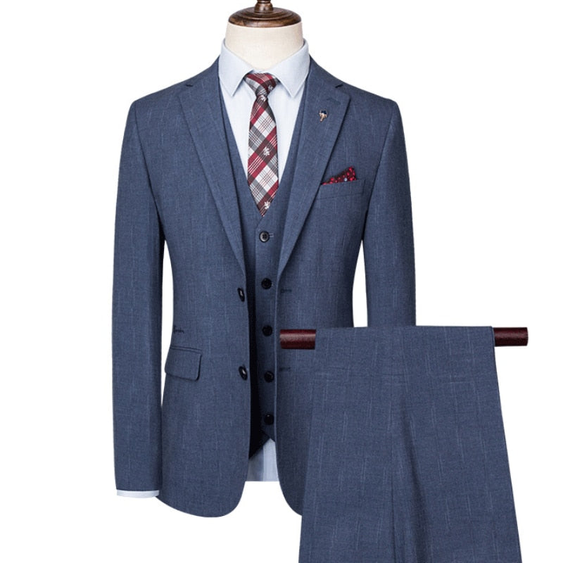 elegant suit, Maximus suit, classic men’s suit, men’s suit, three piece slim fit suit, modern three piece suit, complete three piece suit, three piece suit, suit