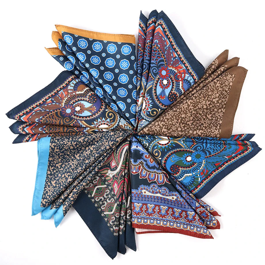 lenço de bolso estampado, lenço masculino social, lenço para terno Maximus, acessório elegante masculino, lenço de bolso casamento