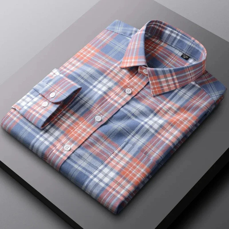 men flannel checkered shirt, plaid flannel shirt men, casual mens flannel shirt, cotton flannel shirt men, premium menswear