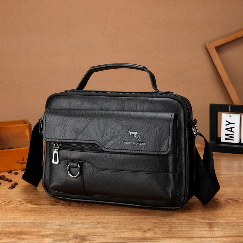 Bolsa de Couro Masculina Vintage 