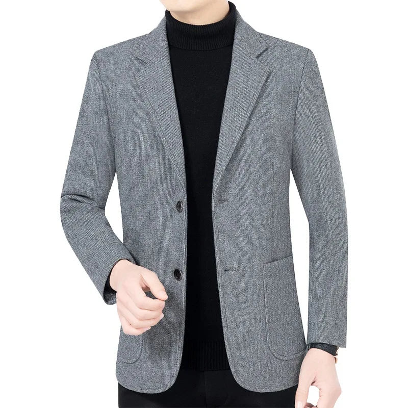 slim men's blazer, classic men's blazer, smart casual blazer, Maximus men's blazer, elegant men's jacket
