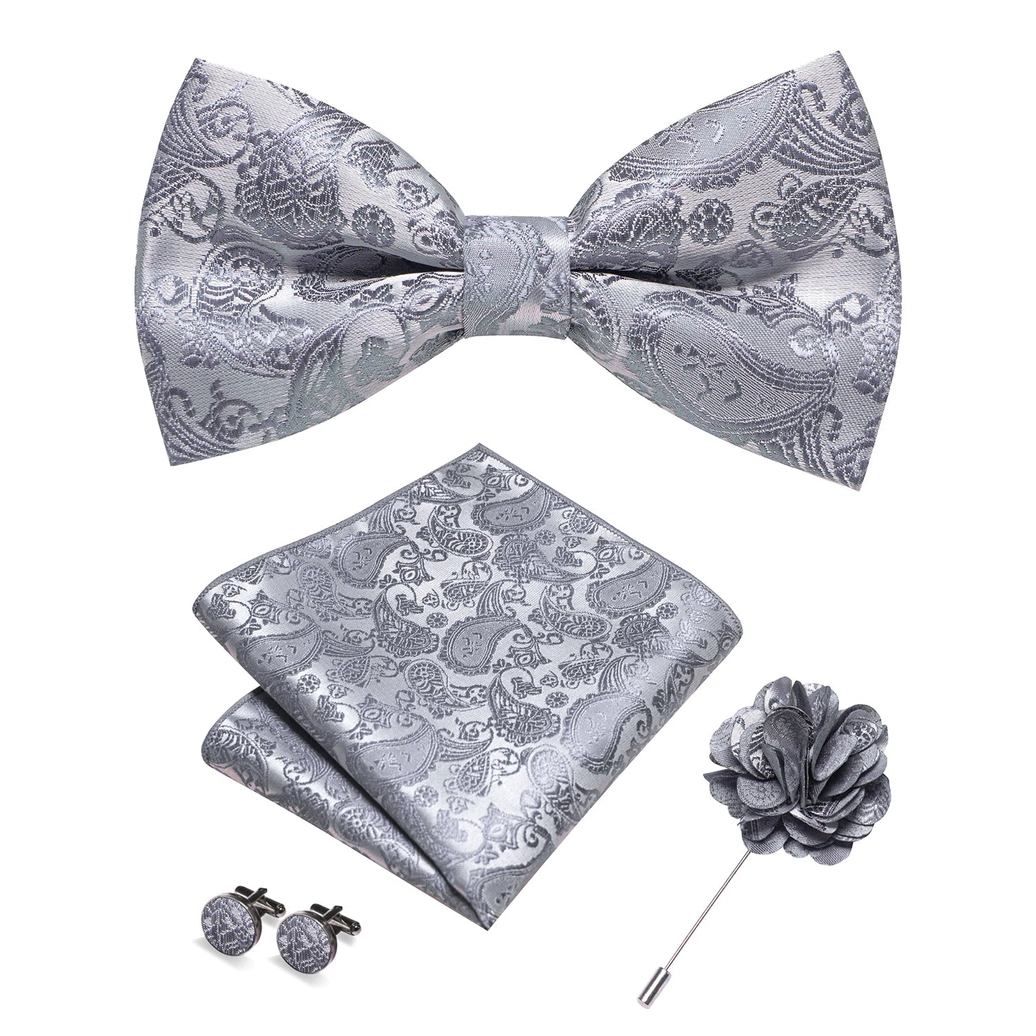 Elegant Patterned Bow Tie Set Maximus