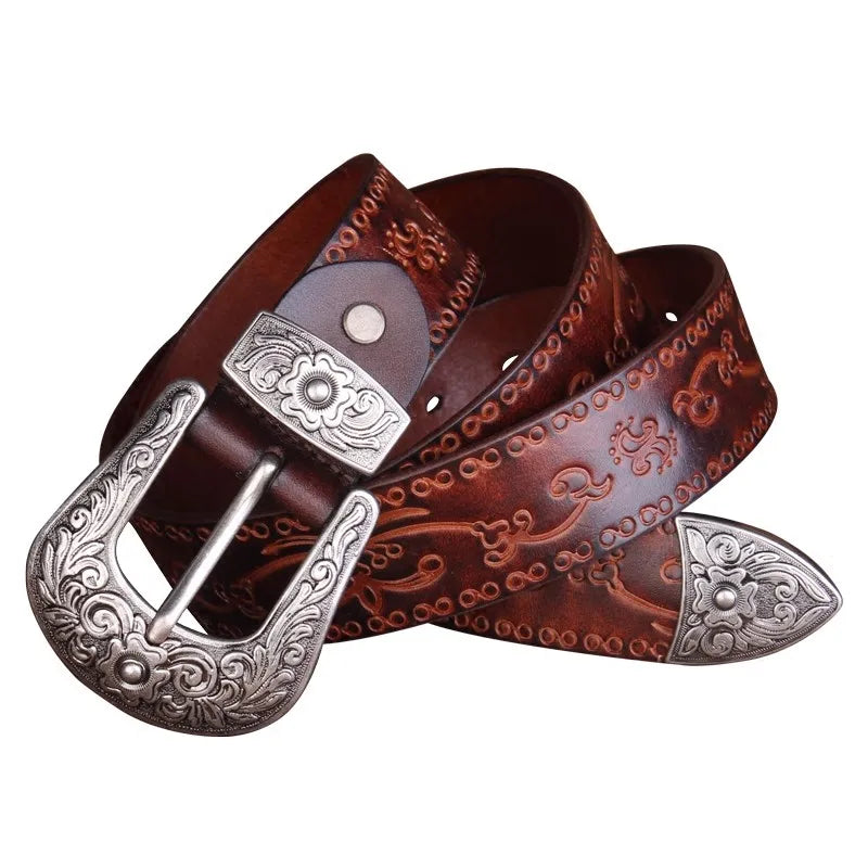 men’s vintage leather belt, genuine leather belt for men, vintage style belt, cowhide leather belt, casual men belt, maximus men accessories