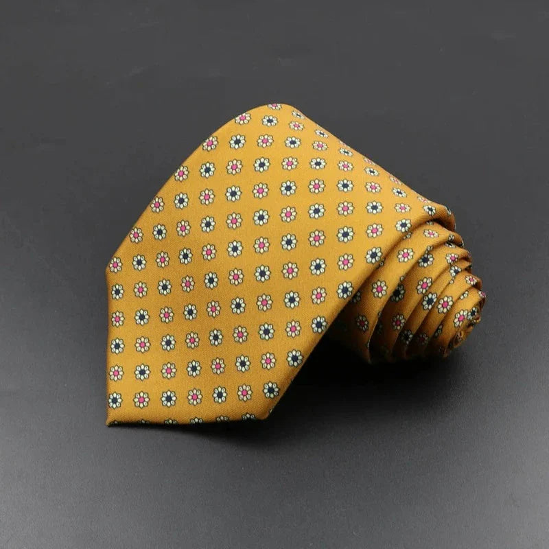 Tie, men’s floral necktie, maximus men accessories, formal men accessories, floral tie for men, Floral Tie, Floral men's Tie, elegant patterned tie