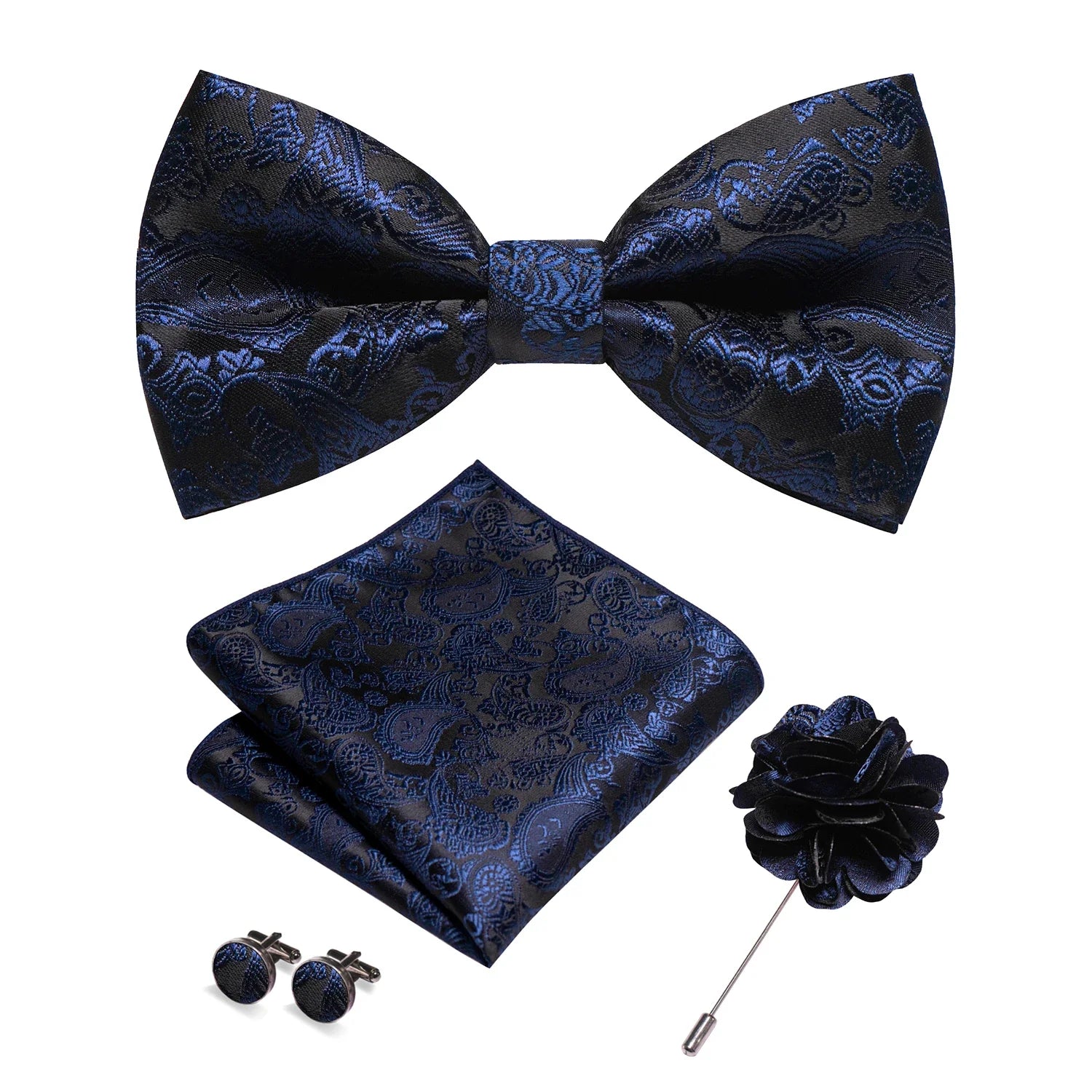 Elegant Patterned Bow Tie Set Maximus