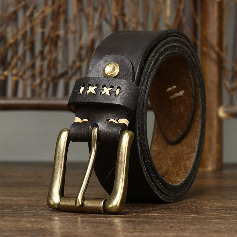 vintage leather belt for men, genuine leather men belt, classic men leather belt, formal and casual men belt, maximus men accessories