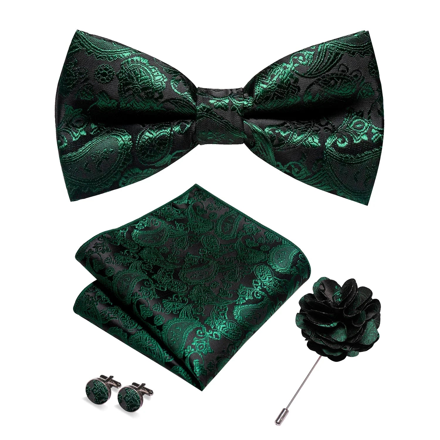 Elegant Patterned Bow Tie Set Maximus