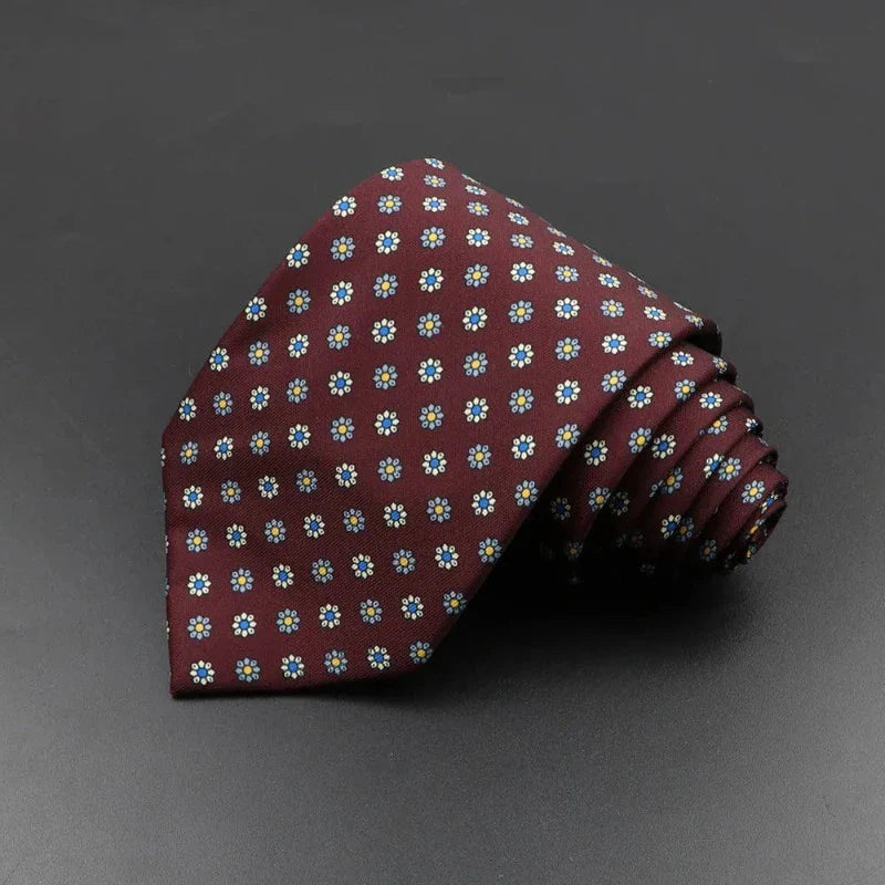 Tie, men’s floral necktie, maximus men accessories, formal men accessories, floral tie for men, Floral Tie, Floral men's Tie, elegant patterned tie