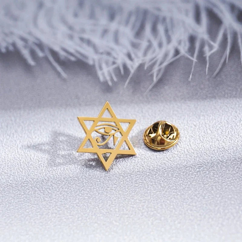 suit brooch, Star of David Suit Brooch, star of david brooch, Star of David, silver suit brooch, men’s suit brooch, men’s lapel pin, formal men’s accessories, brooch